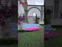 T3 130kw commercieel zwembad warmtepompproject uit Qatar