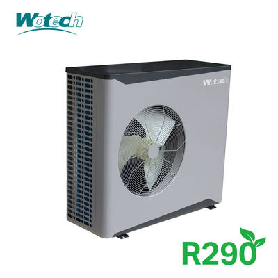 kopen Wotech 220V 15kw Air To Water warmtepomp Monoblock R290 A / A Euro Standard DHW warmtepomp online vervaardiging