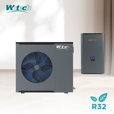 kopen Wotech CE-certificaat 8kw R32 Single Phase Inverter Split Heat Pump voor warmte-koeling voor warmte-verwarming online vervaardiging