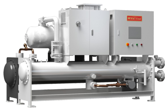 kopen Nedertemperatuur-schroefkoelinstallaties met omvormer, energiebesparende koeling voor de industrie online vervaardiging