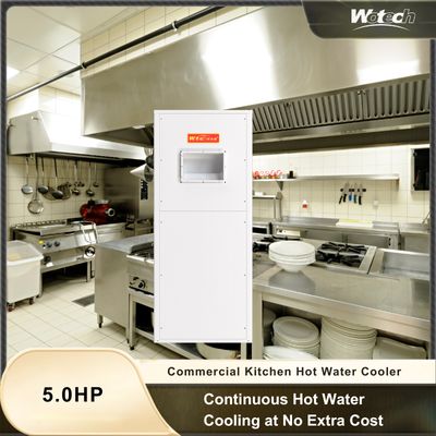 kopen R410a 5 HP Commercial Kitchen High Temperature Hot Water Cooling Unit online vervaardiging