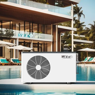 Poolwaterverwarming Koeling R32 DC Inverter warmtepomp met 40-51dB A geluidsniveau op 1m