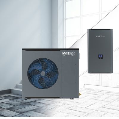 Split R32 A+++/A++ Euro Standard DHW Air Source Heat Pump Voor Huis Wotech 220V Nederlandse 12kw