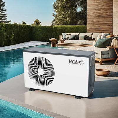 Langdurige prestaties 8kw R32 inverter zwembad warmtepomp met metalen behuizing
