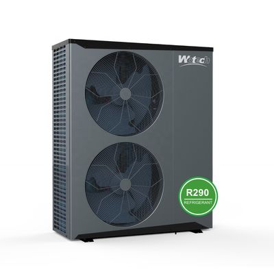 Hotel 20kw R290 enkelfasige inverter monoblokwarmtepomp met CE-certificaat ERP A / A
