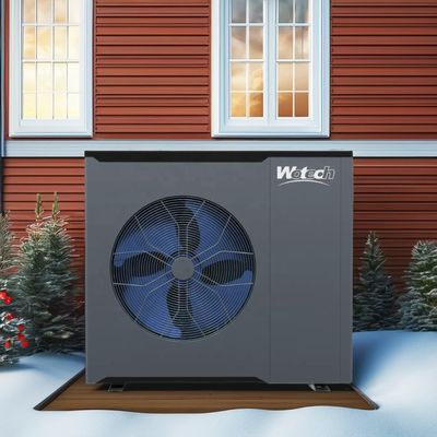 Silk Screen Printing Monoblock R32 Air Source Heat Pump 14kw Inverter voor verwarmingsbehoeften