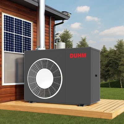 Elektrische A R290 EVI gelijkstroom-omvormer monoblokwarmtepomp voor huishoudelijke verwarming en koeling