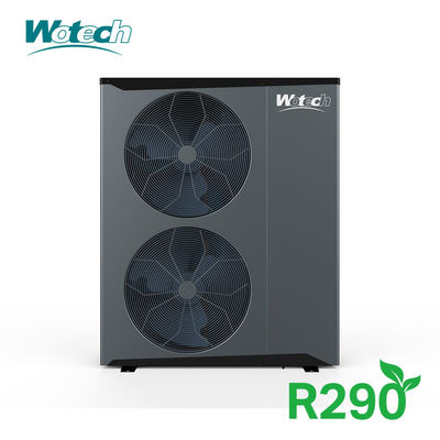 R290 Volledig gelijkstroomomvormer lucht-water warmtepomp 20kw monoblok voor verwarming en warm water