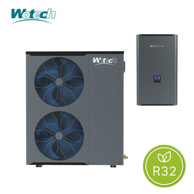 Huishoudelijke verwarming Wotech 380V 20kw Split R32 Air to Water Heat Pump Euro Standard