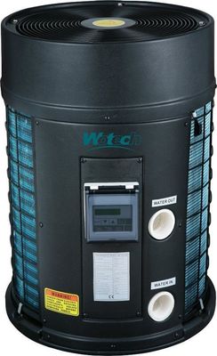 Commerciële en residentiële zwembadwarmtepompen Roterende compressor R410A Topblaas aan/uit met titanium spoelcondensator